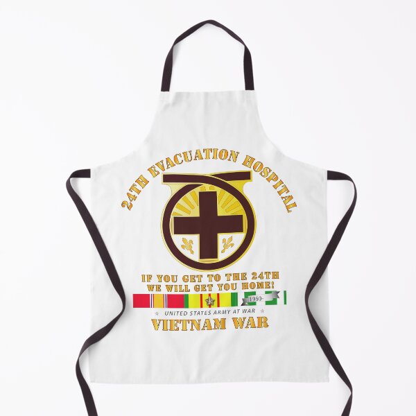 Item preview, Army - 24th Evacuation Hospital - Get to 24th - w Vietnam SVC designed and sold by Military Insignia Products.