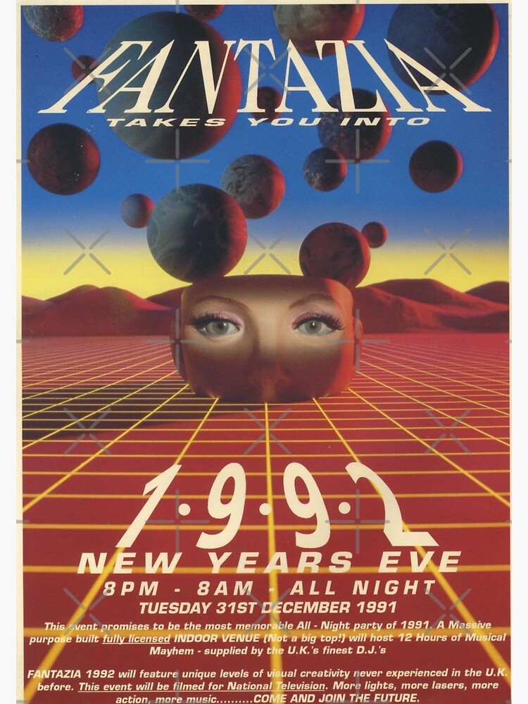 Fantazia rave  Poster for Sale by blueberrycafe