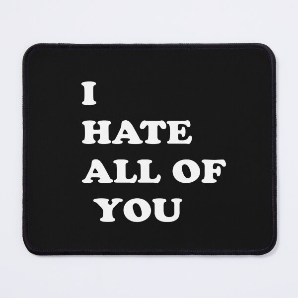 Item preview, I Hate All Of You Quote, Line Sticker designed and sold by Score Screen.