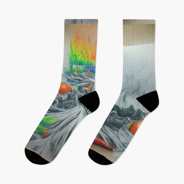 Item preview, AI Generated Art, Lava Tsunami pencil sketch designed and sold by ACC .