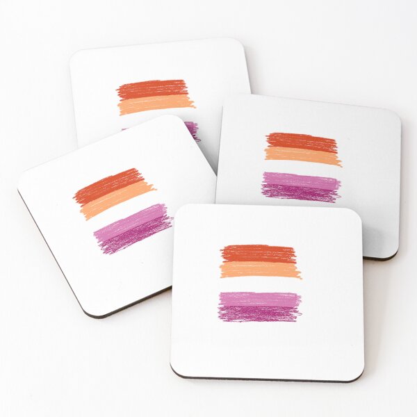 Item preview, Chalky lesbian flag designed and sold by Multiminjae.