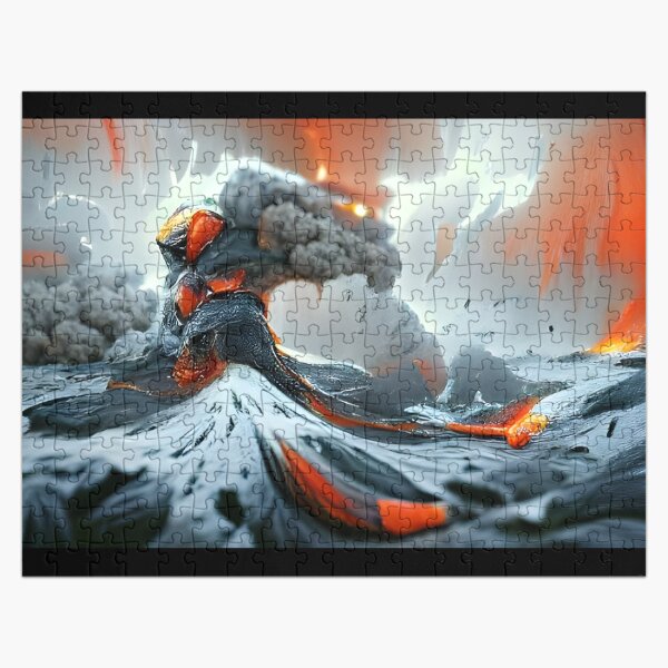 Item preview, AI Generated Art, Lava Tsunami  designed and sold by Anna Chidiac.
