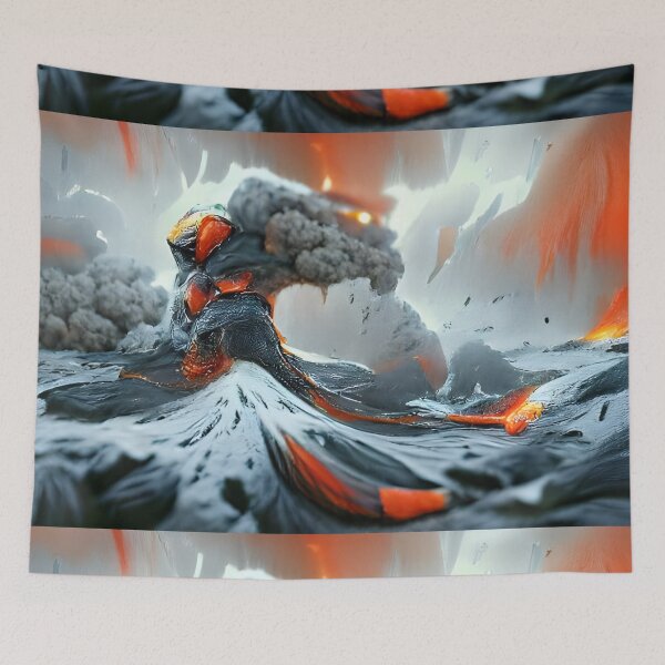 Item preview, AI Generated Art, Lava Tsunami  designed and sold by ACC .