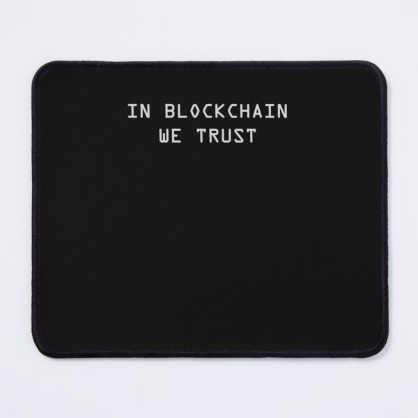 Item preview, In Blockchain We Trust Cryptocurrency Bitcoin Ethereum Logo Essential T-Shirt designed and sold by MariaBorgwardt.