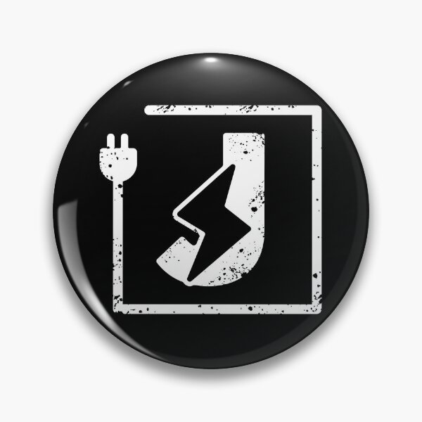 Item preview, Electrical letter J | Electrician or Electrical Engineer name initial J, Electricity art designed and sold by EngineersArt.