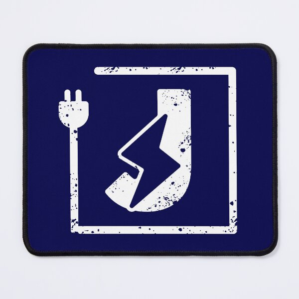 Item preview, Electrical letter J | Electrician or Electrical Engineer name initial J, Electricity art designed and sold by EngineersArt.