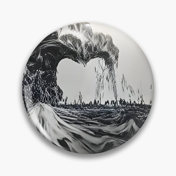 Item preview, AI Generated Art, Tidal wave of lava ink drawing designed and sold by ACC .