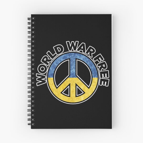 Item preview, Prey for Peace in Ukraine World War Free - Peace Symbol Ukrainian Flag - CND designed and sold by NoMatterLab.