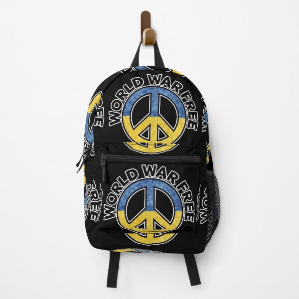 Item preview, Prey for Peace in Ukraine World War Free - Peace Symbol Ukrainian Flag - CND designed and sold by NoMatterLab.