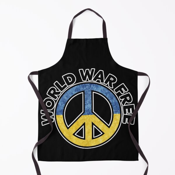 Item preview, Prey for Peace in Ukraine World War Free - Peace Symbol Ukrainian Flag - CND designed and sold by NoMatterLab.