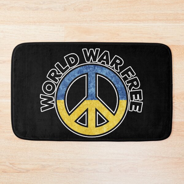 Item preview, Prey for Peace in Ukraine World War Free - Peace Symbol Ukrainian Flag - CND designed and sold by NoMatterLab.