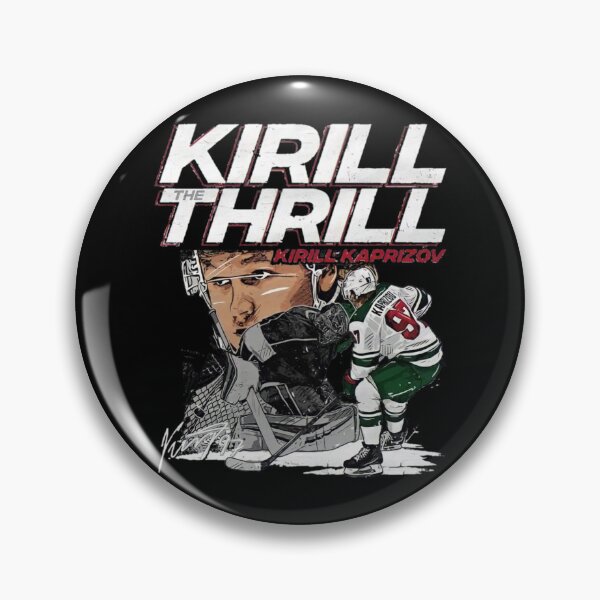 Item preview, Kirill The Thrill For Minnesota Wild Fans Sticker designed and sold by jacksrome6.