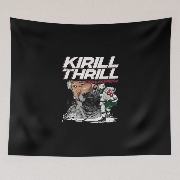 Item preview, Kirill The Thrill For Minnesota Wild Fans Sticker designed and sold by jacksrome6.