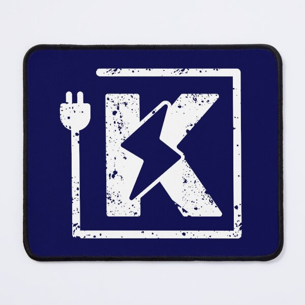 Item preview, Electrical letter K | Electrician or Electrical Engineer name initial K, Electricity art designed and sold by EngineersArt.