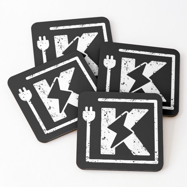 Item preview, Electrical letter K | Electrician or Electrical Engineer name initial K, Electricity art designed and sold by EngineersArt.