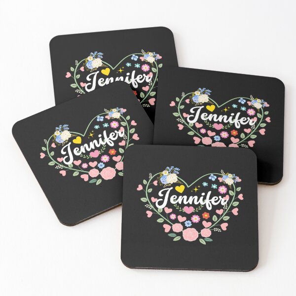 Item preview, Jennifer - Custom Female Name Gift | Floral Name Calligraphy Design designed and sold by Delandor.