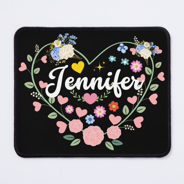 Item preview, Jennifer - Custom Female Name Gift | Floral Name Calligraphy Design designed and sold by Delandor.
