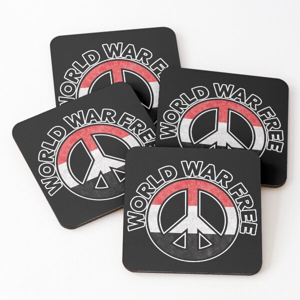 Item preview, Prey for Peace in Yemen World War Free - Peace Symbol Yemeni Flag - CND designed and sold by NoMatterLab.