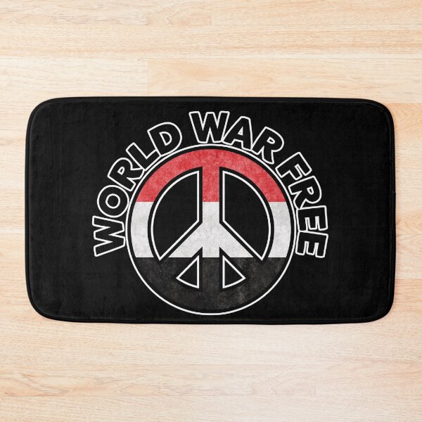 Item preview, Prey for Peace in Yemen World War Free - Peace Symbol Yemeni Flag - CND designed and sold by NoMatterLab.