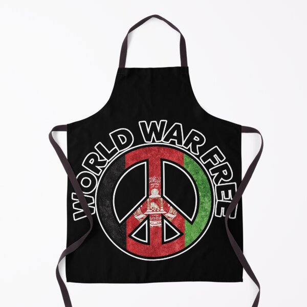Item preview, Prey for Peace in Afghanistan World War Free - Peace Symbol Afghanistan Flag - CND designed and sold by NoMatterLab.