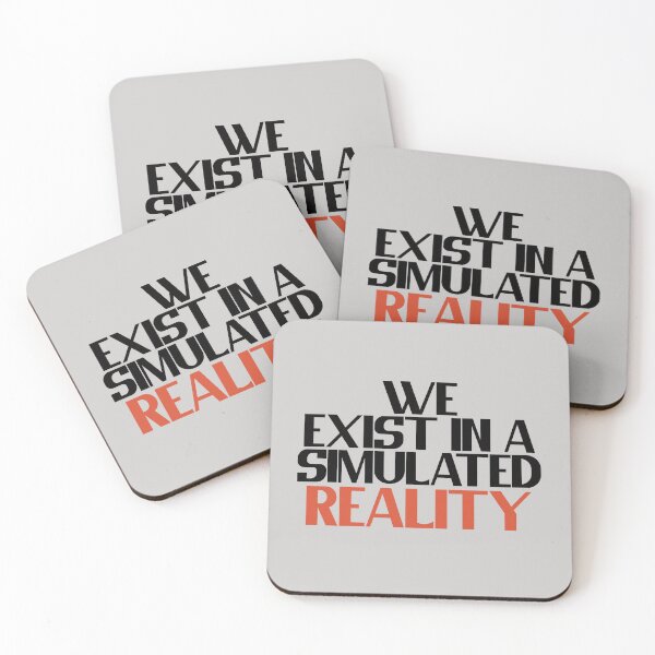 Item preview, We exist in a simulated reality - Red Reality designed and sold by Chubuter.