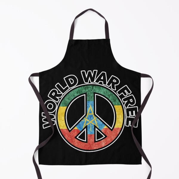Item preview, Prey for Peace in Ethiopia World War Free - Peace Symbol Ethiopian Flag - CND designed and sold by NoMatterLab.