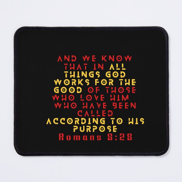 Item preview, All Things Work Together For Good Scripture-Bible Verse Romans 8 28 Cool designed and sold by ebocraft.