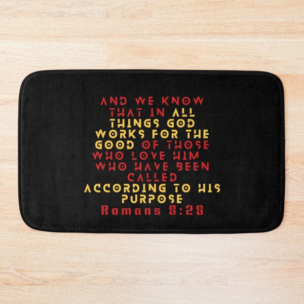 Item preview, All Things Work Together For Good Scripture-Bible Verse Romans 8 28 Cool  designed and sold by ebocraft.