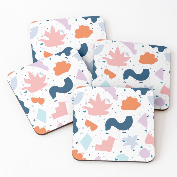Item preview, Abstract Colorful Shapes Terrazzo designed and sold by PeachyLitchi.