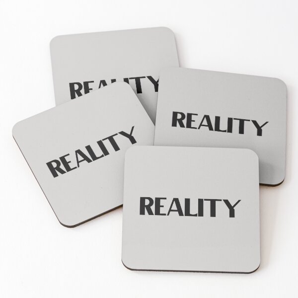 Item preview, Reality - Bold Black Text designed and sold by Chubuter.