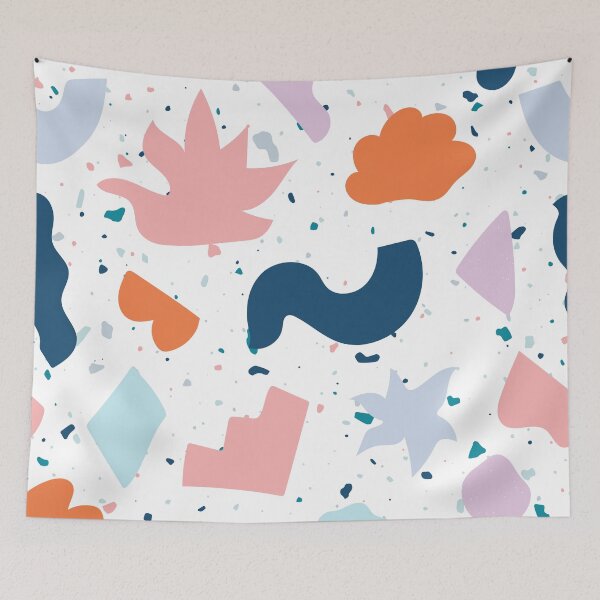 Item preview, Abstract Colorful Shapes Terrazzo designed and sold by PeachyLitchi.