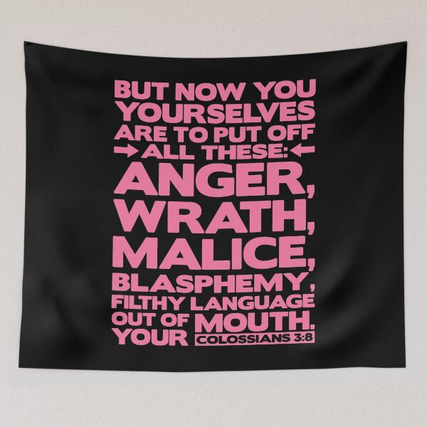 Item preview, Colossians 3:8 Blasphemy designed and sold by plushism.