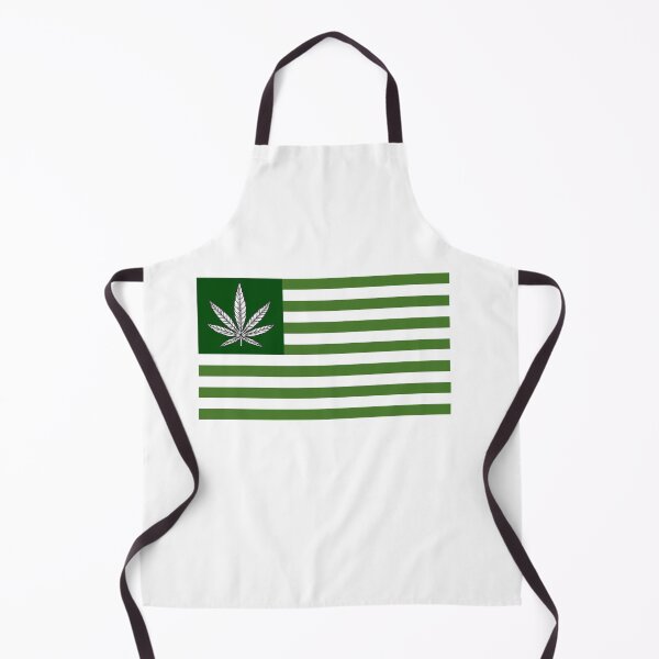 Item preview, Cannabis Weed US Flag designed and sold by HorsesForLife15.