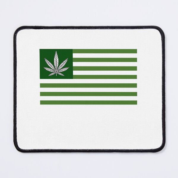 Item preview, Cannabis Weed US Flag designed and sold by HorsesForLife15.