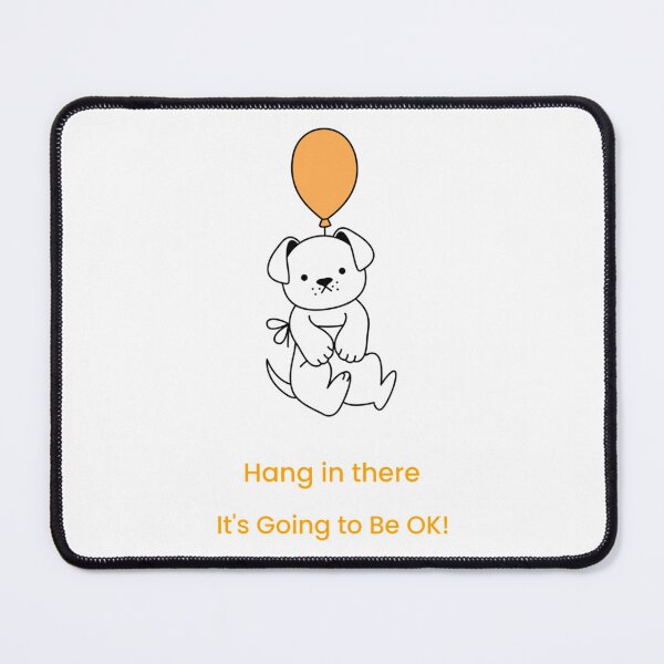 Item preview, Hang in There-Dog designed and sold by ChildWellbeing.
