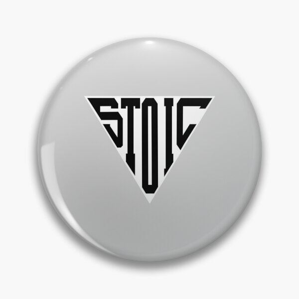 Item preview, Stoic Triangle - Black Letters   designed and sold by ChildWellbeing.