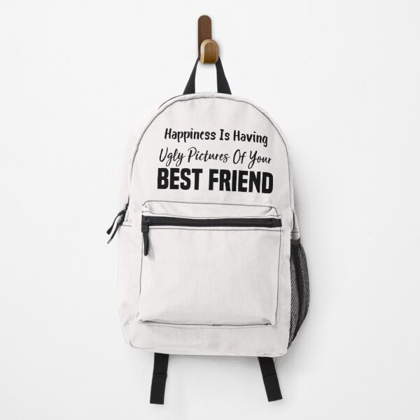 Item preview, funny happiness is having ugly pictures of your best friend designed and sold by Crystakim.