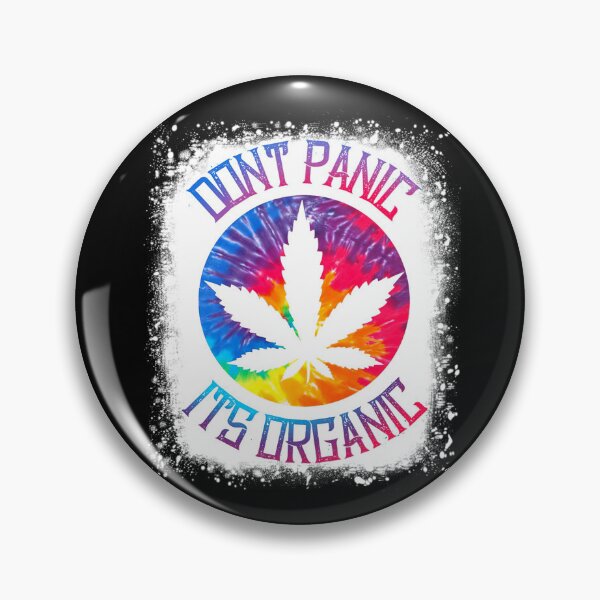 Item preview, Tie Dye Style Cannabis Weed Don't Panic It's Organic designed and sold by HorsesForLife15.