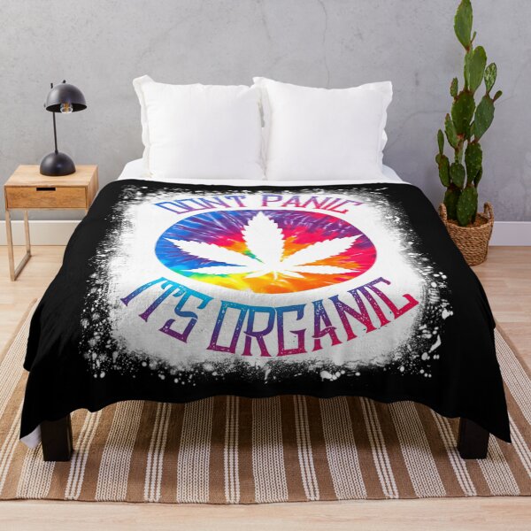Item preview, Tie Dye Style Cannabis Weed Don't Panic It's Organic designed and sold by HorsesForLife15.