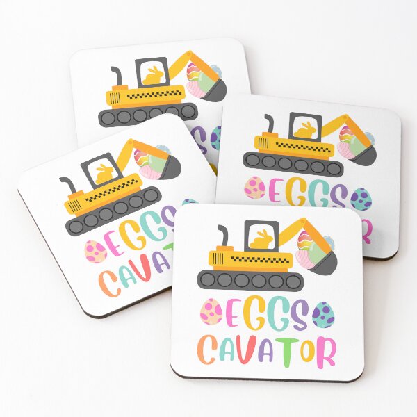 Item preview, EggsCavator Excavator Easter Egg Hunt designed and sold by K-icon.