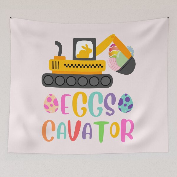 Item preview, EggsCavator Excavator Easter Egg Hunt designed and sold by K-icon.