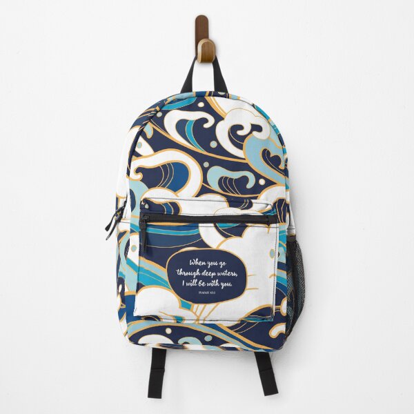 Item preview, When you go through deep waters, I will be with you. - Isaiah 43:2 designed and sold by StudioCitrine.