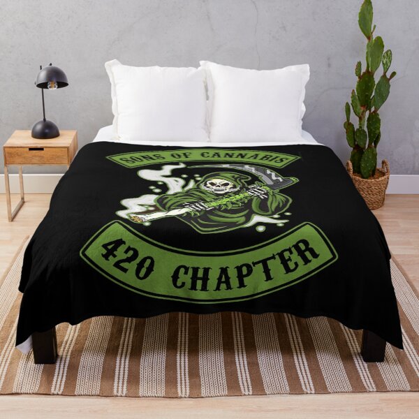 Item preview, Skull Son of Cannabis 420 Chapter designed and sold by HorsesForLife15.