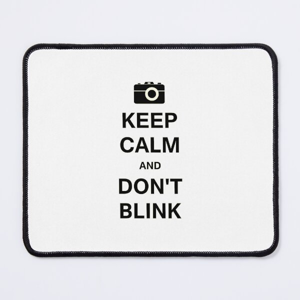 Item preview, Keep calm and don't blink (black color) designed and sold by lisaberton.