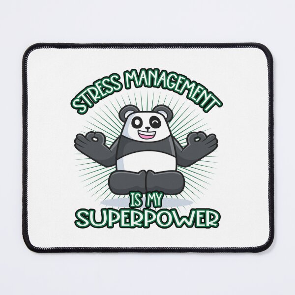 Item preview, stress management is my superpower   designed and sold by ChildWellbeing.