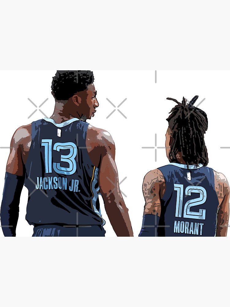 Ja Morant Memphis Grizzlies Jersey Art Board Print by SAYIDOWjpg