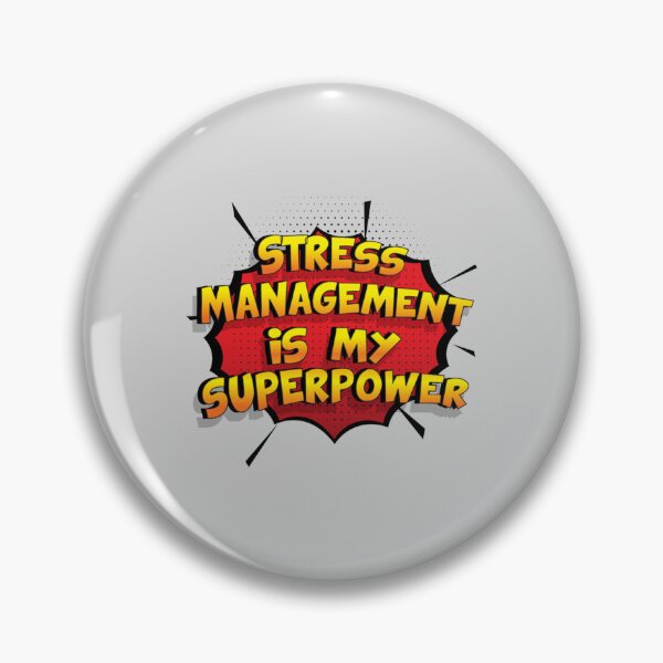 Item preview, Stress Management is my Superpower Funny Design Stress Management Gift   designed and sold by ChildWellbeing.