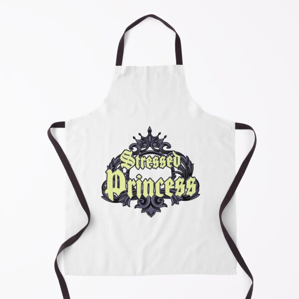 Item preview, Stressed Princess - Dark Crown White designed and sold by ChildWellbeing.