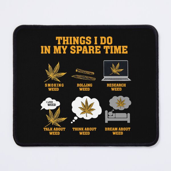 Item preview, Cannabis Things I Do In My Spare Time Funny Gift For Stoner designed and sold by HorsesForLife15.