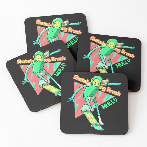 Item preview, Mully Skateboarding Brush Fan art   designed and sold by RosarioSono.